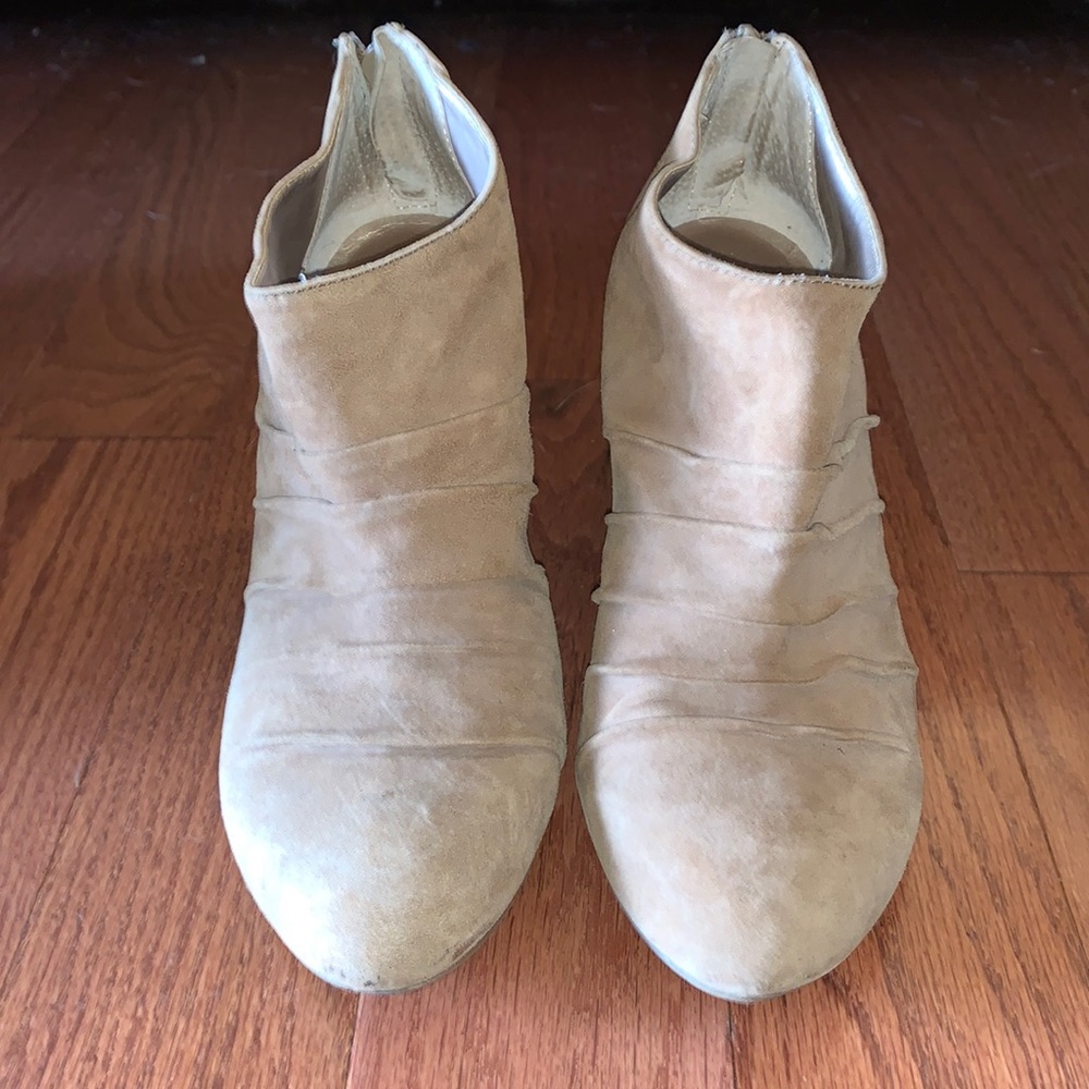 BCBG Tan Booties